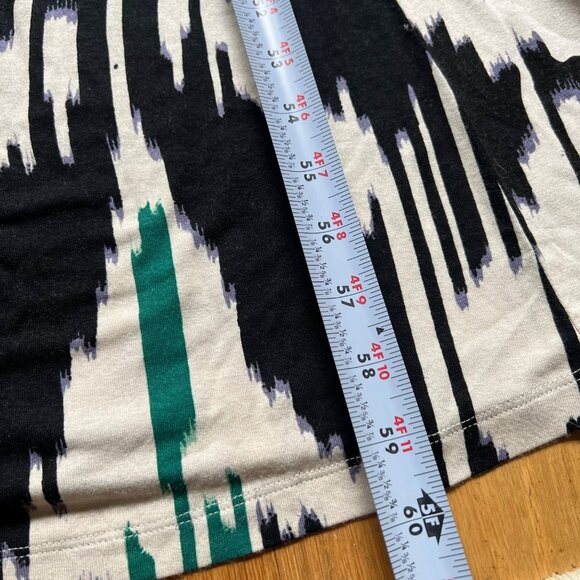 Anthropologie Vanessa Virginia Size S Black & White Talassemtane Ikat Maxi Dress - Picture 6 of 16